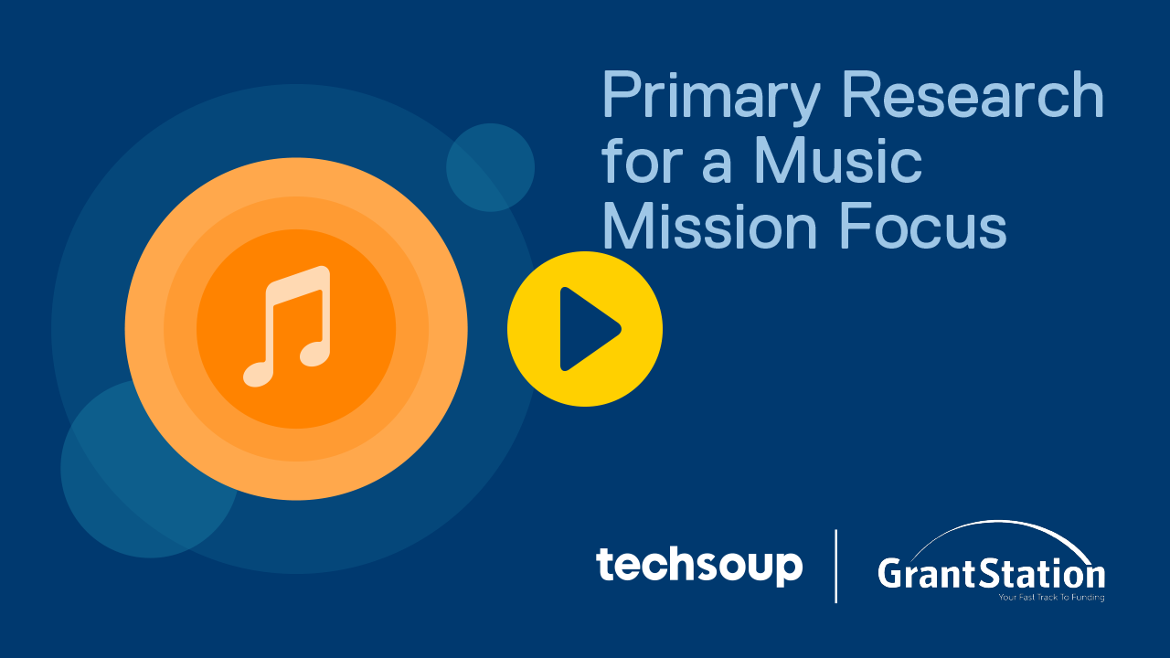 Primary Research for a Music Mission Focus