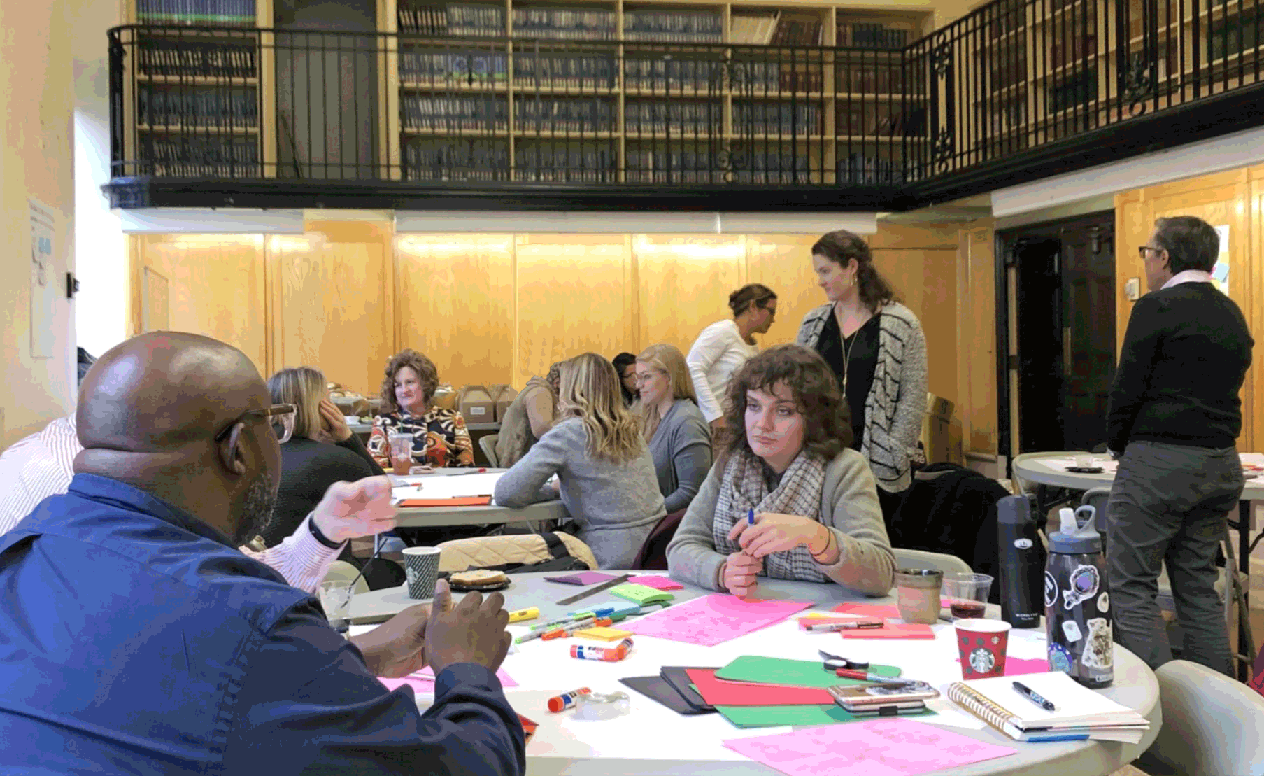 Participants collaborating at a TechSoup Generate + Design session
